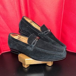 Stacy Adams **Like New** Men’s Black Suede Slip On’s- SZ 10.5M